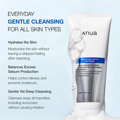 Anua 8 Hyaluronic Acid Hydrating Gentle Foaming Cleanser 150 mL