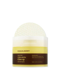 EQQUALBERRY Collagen Glow Up Gel Toner Pads 140mL (60 Pads)
