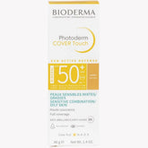 Bioderma Photoderm COVER Touch SPF 50+ High coverage mineral sunscreen, Golden tint 40g - Beauty Elegant