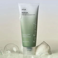 Anua Heartleaf Quercetinol Facial Deep Pore Cleansing Foam For Oily & Combination Skin 150 mL