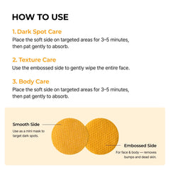 Dr. Melaxin TX Kojic Acid Turmeric Toner Pad (70 Pads)