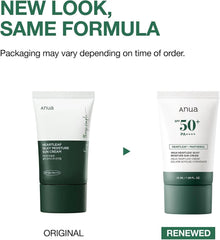 Anua Heartleaf Silky Moisture Sun Cream SPF50+ PA++++ 50mL