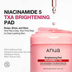 Anua Niacinamide 5 TXA Brightening 60 Pads