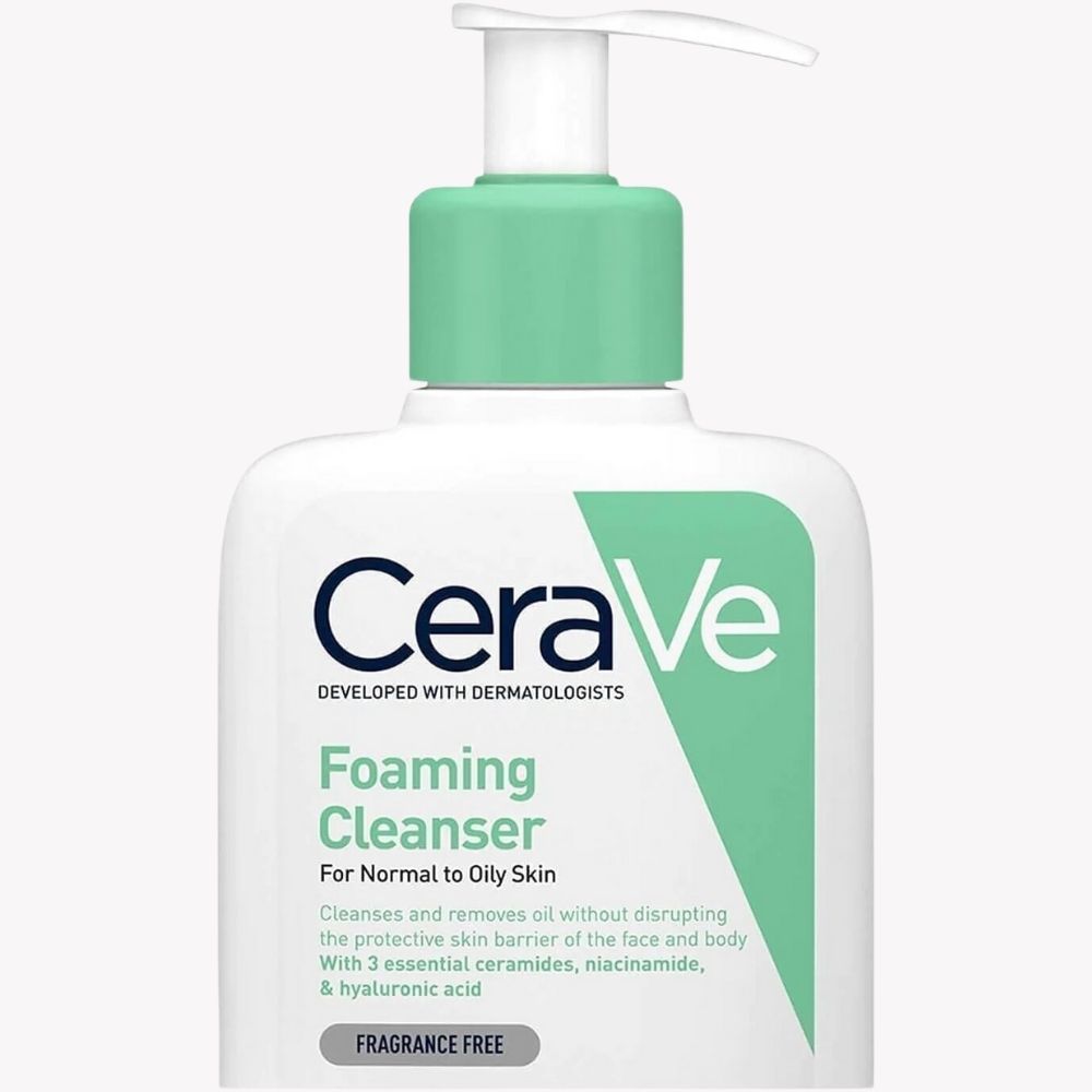 CeraVe Foaming Cleanser for Normal to Oily Skin 236ml - Beauty Elegant