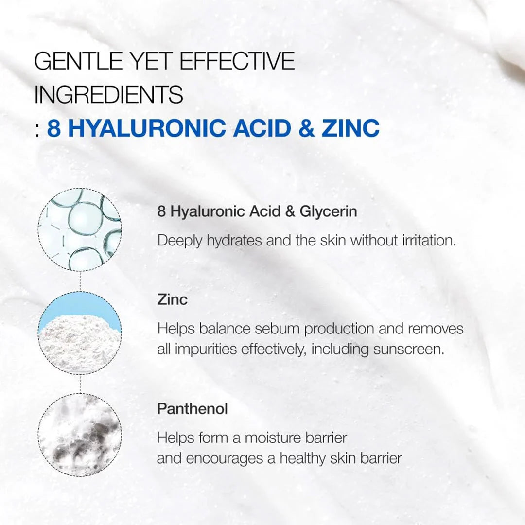 Anua 8 Hyaluronic Acid Hydrating Gentle Foaming Cleanser 150 mL