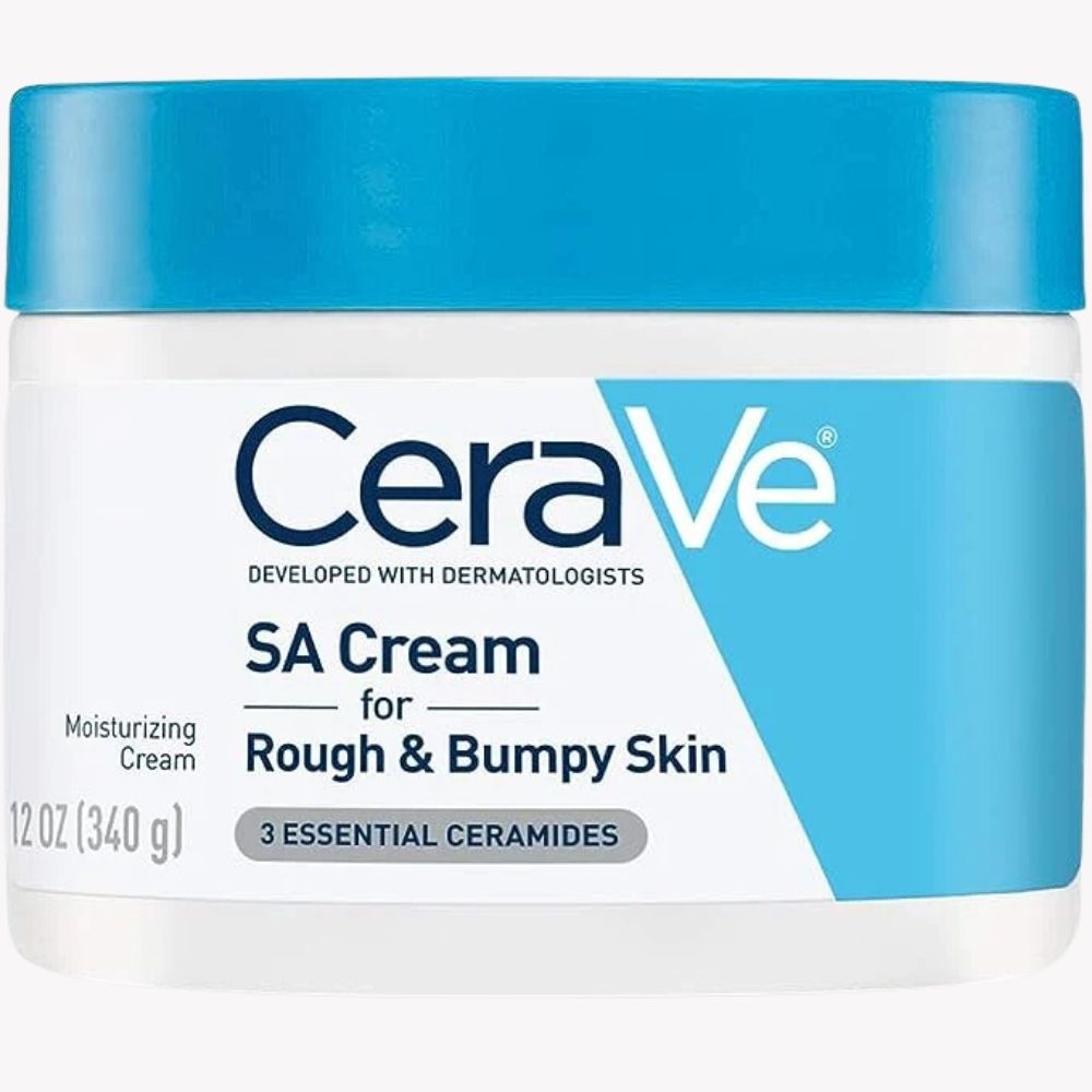 CeraVe SA Cream, 12 oz, Renewing Salicylic Acid Body Cream for Rough and Bumpy Skin, Fragrance Free, 118 ml - Beauty Elegant