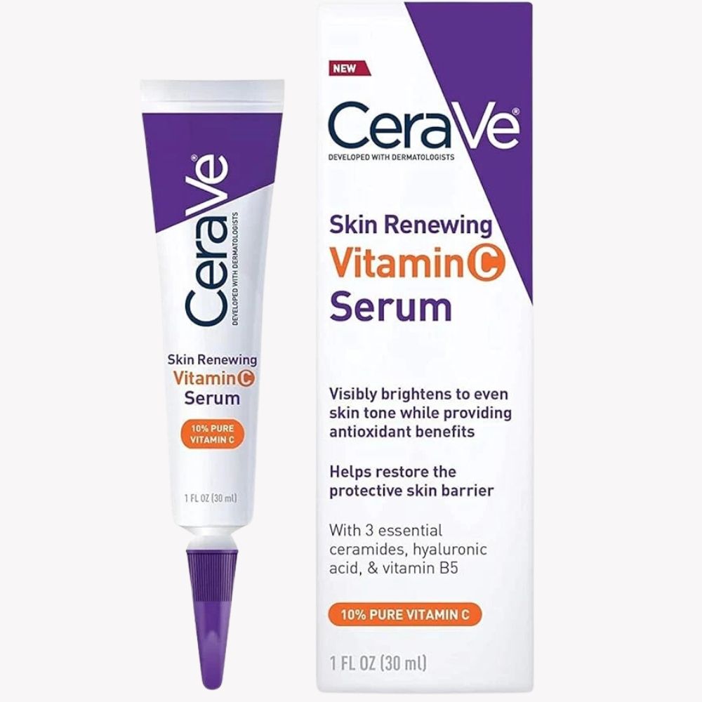 CeraVe Vitamin C Serum with Hyaluronic Acid (1fl.oz) - Beauty Elegant