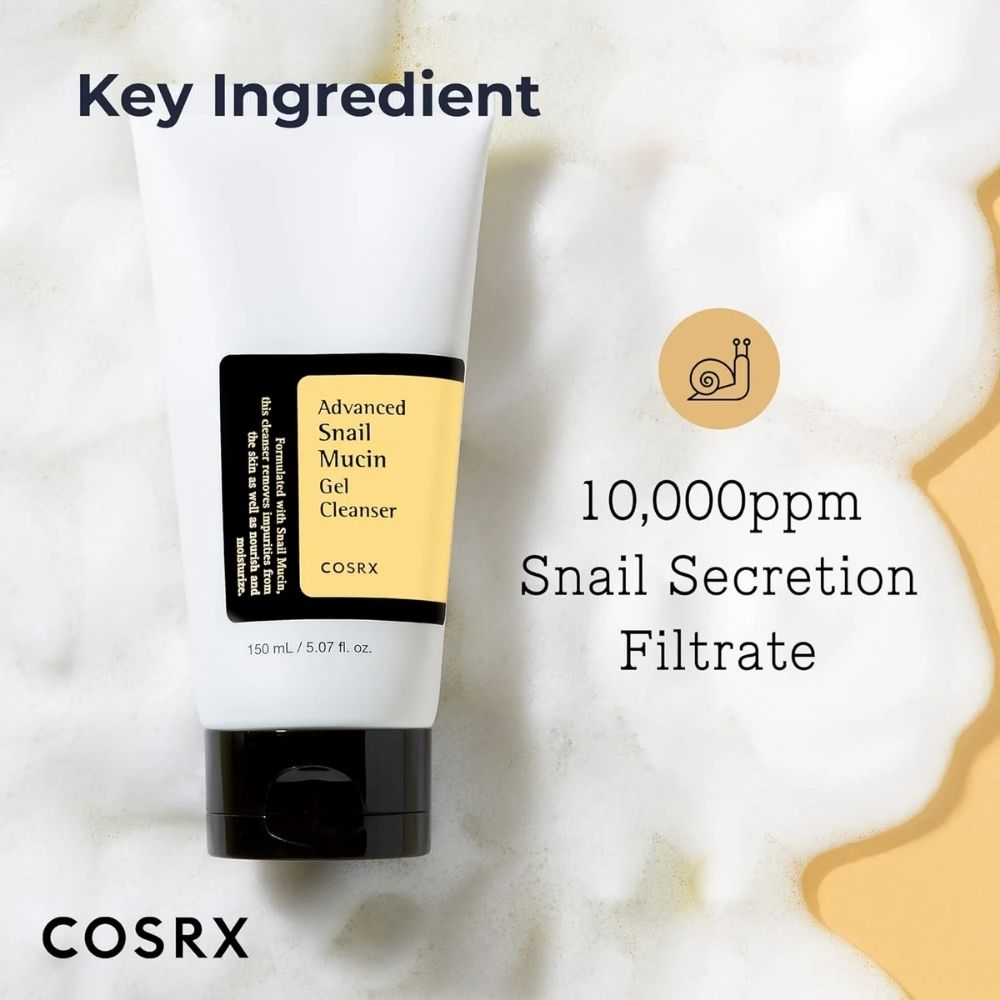 Cosrx Advanced Snail Mucin Gel Cleanser 150 Ml - Beauty Elegant