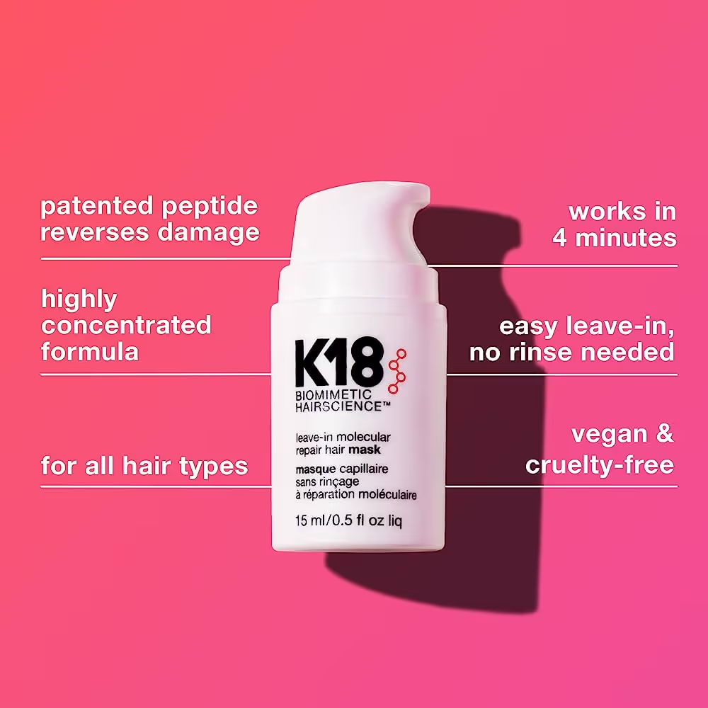 K18 Leave-in Molecular Repair Hair Mask - 15ml
