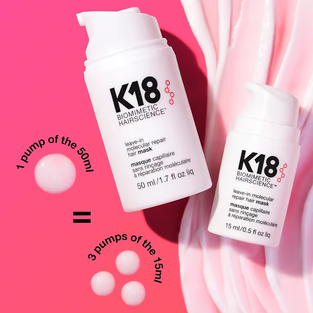 K18 Leave-in Molecular Repair Hair Mask - 15ml