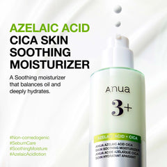 Anua Azelaic Acid CICA Skin Soothing Moisturizer 100mL