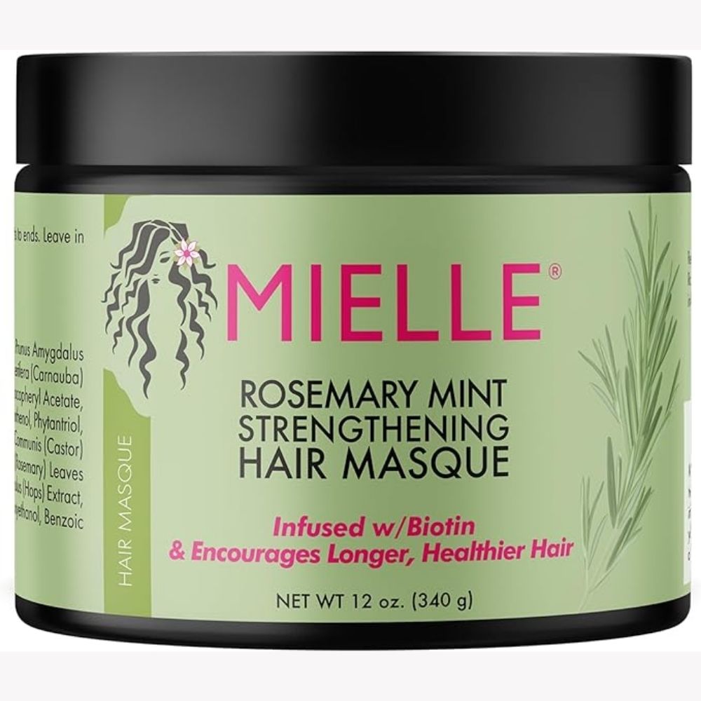 Mielle Organics Mielle Rosemary Mint Strengthening Hair Masque - Beauty Elegant