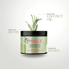 Mielle Organics Mielle Rosemary Mint Strengthening Hair Masque - Beauty Elegant