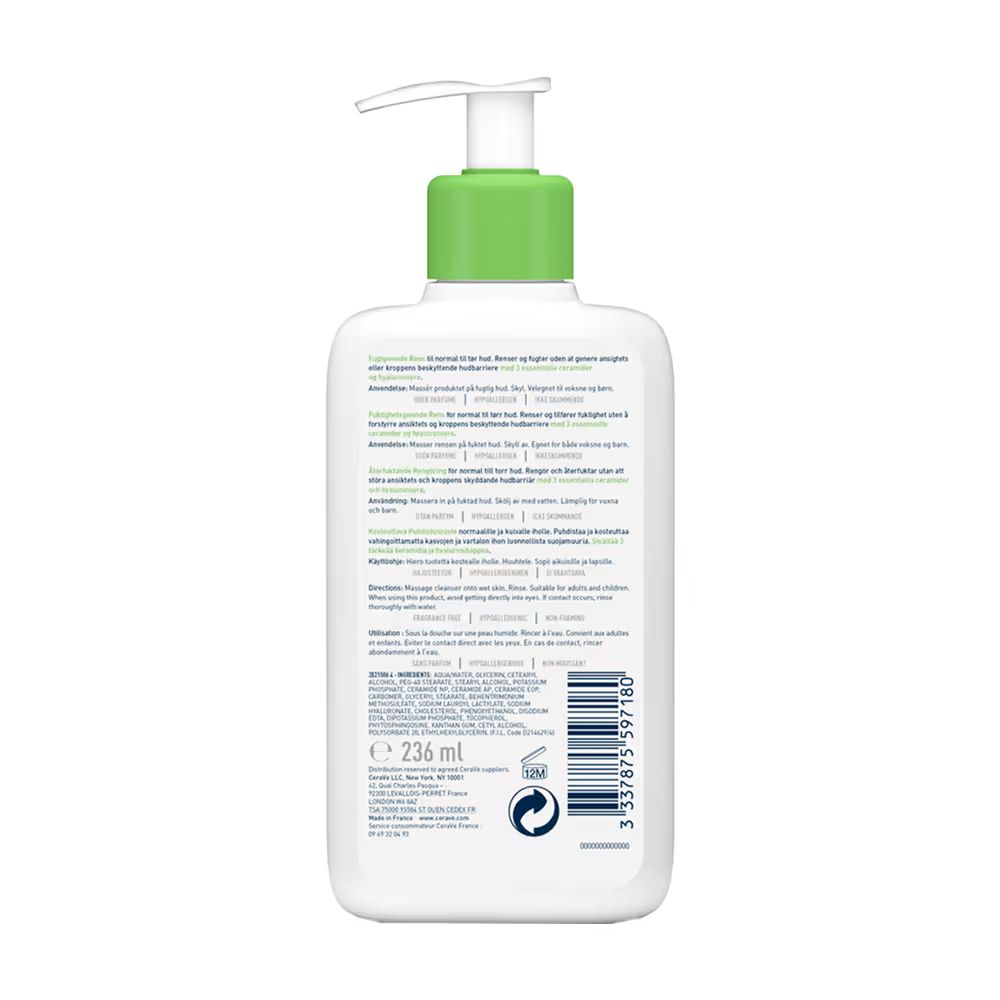 CeraVe Hydrating Cleanser For Dry Skin - 236 ml