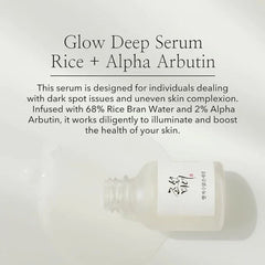Beauty of Joseon Glow Deep Serum : Rice + Arbutin (30ML, 1 Fl.Oz.) - Beauty Elegant