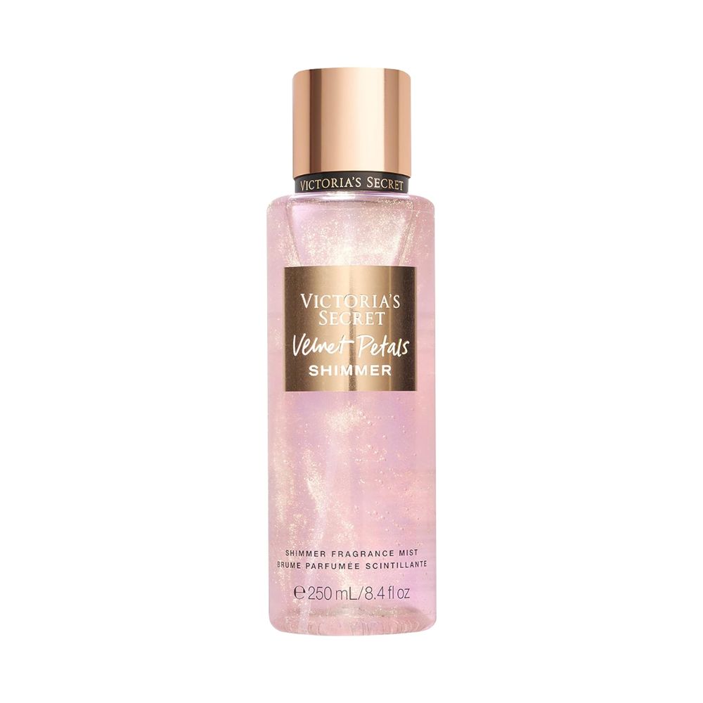 VICTORIA'S SECRET Velvet Petals Shimmer Body Mist for Women, 250 ml - Beauty Elegant