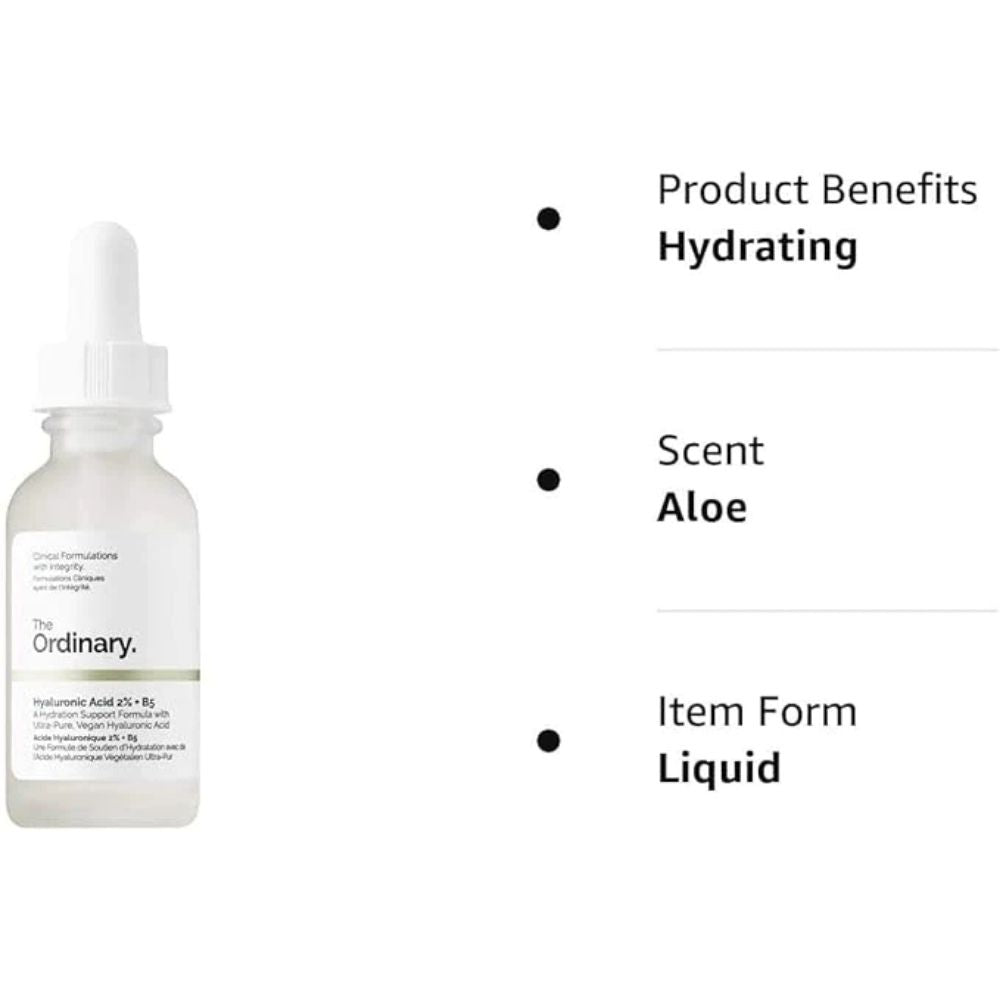 The Ordinary - Hyaluronic Acid 2% + B5,30ml - Beauty Elegant