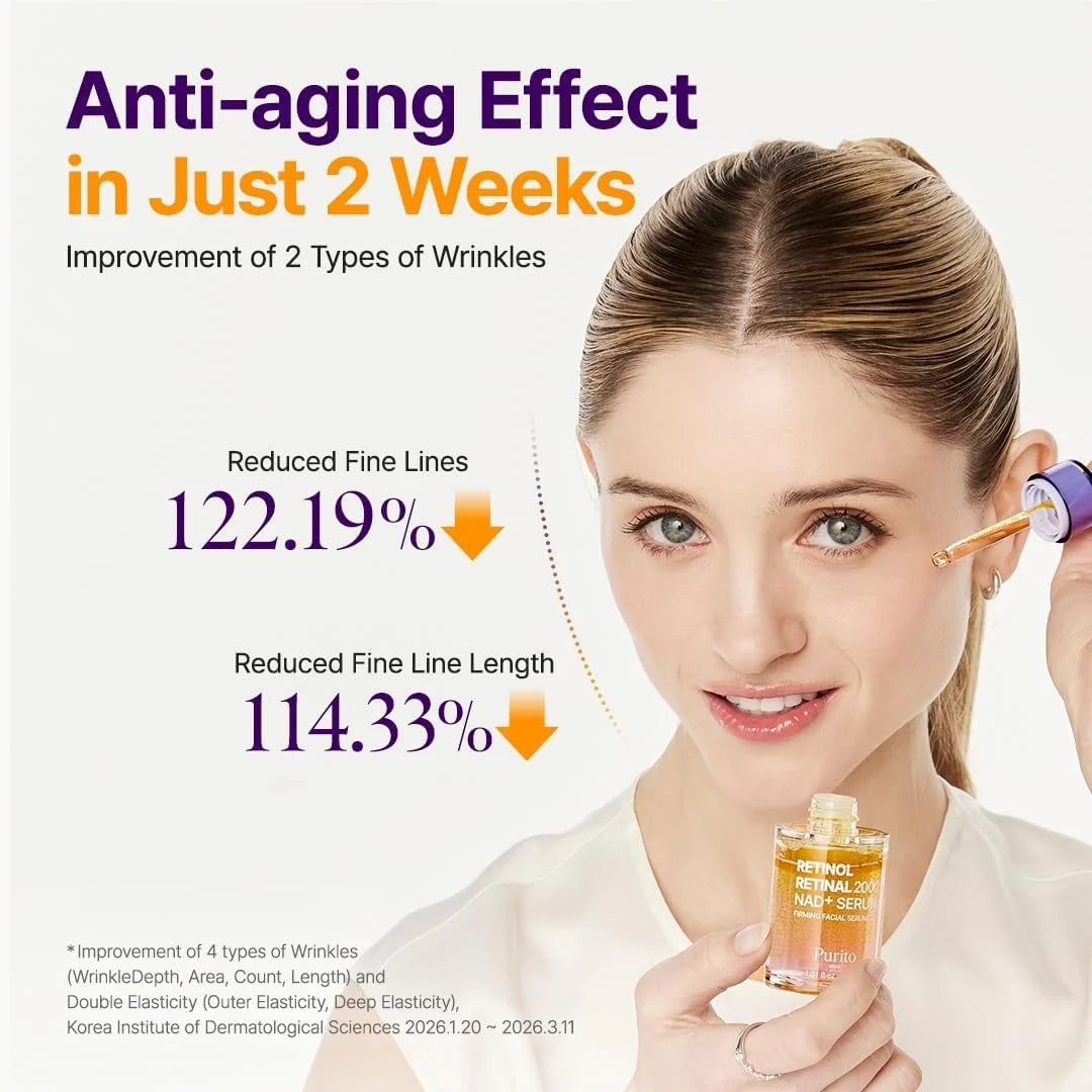 PURITO SEOUL Retinol Retinal 2000 NAD+ Serum 30mL
