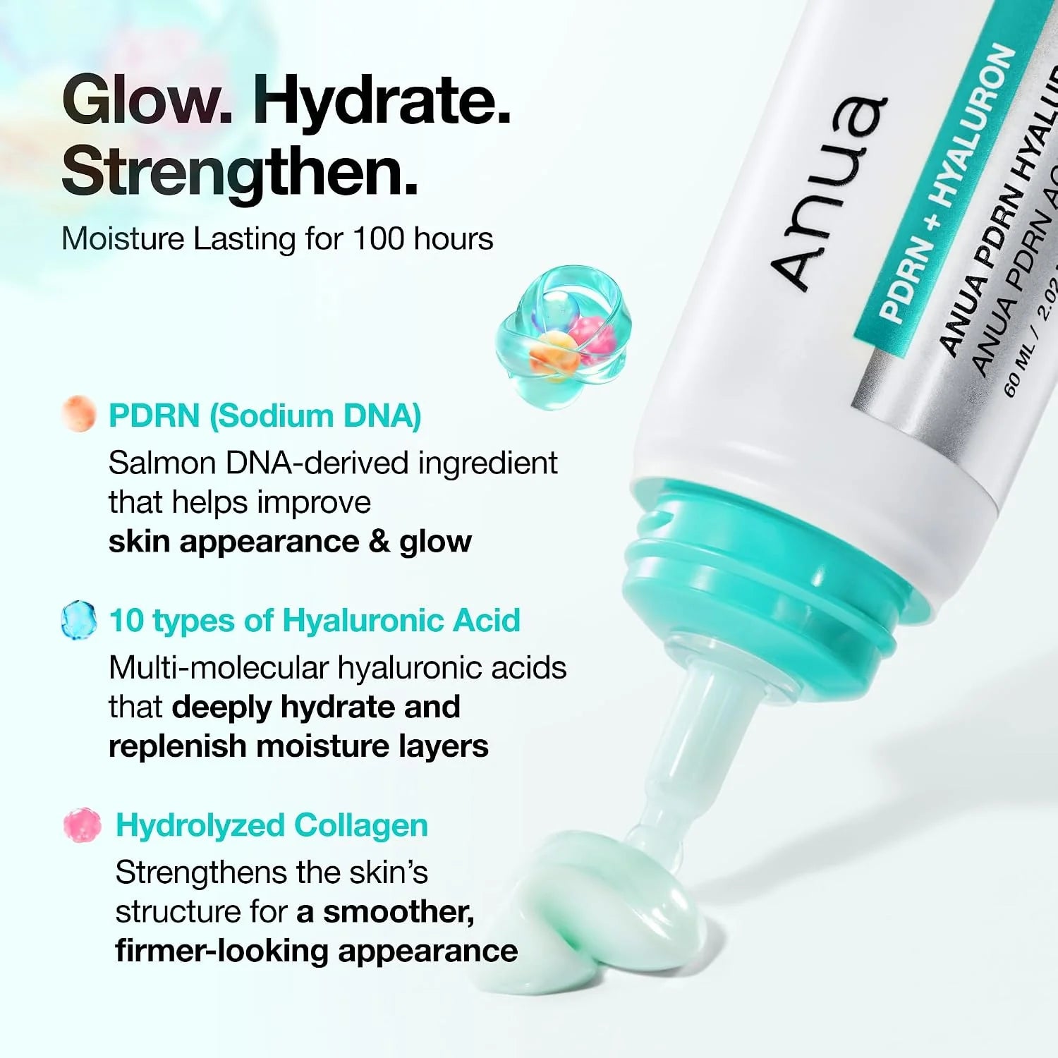 Anua PDRN Hyaluronic Acid 100 Moisturizing Cream 60mL