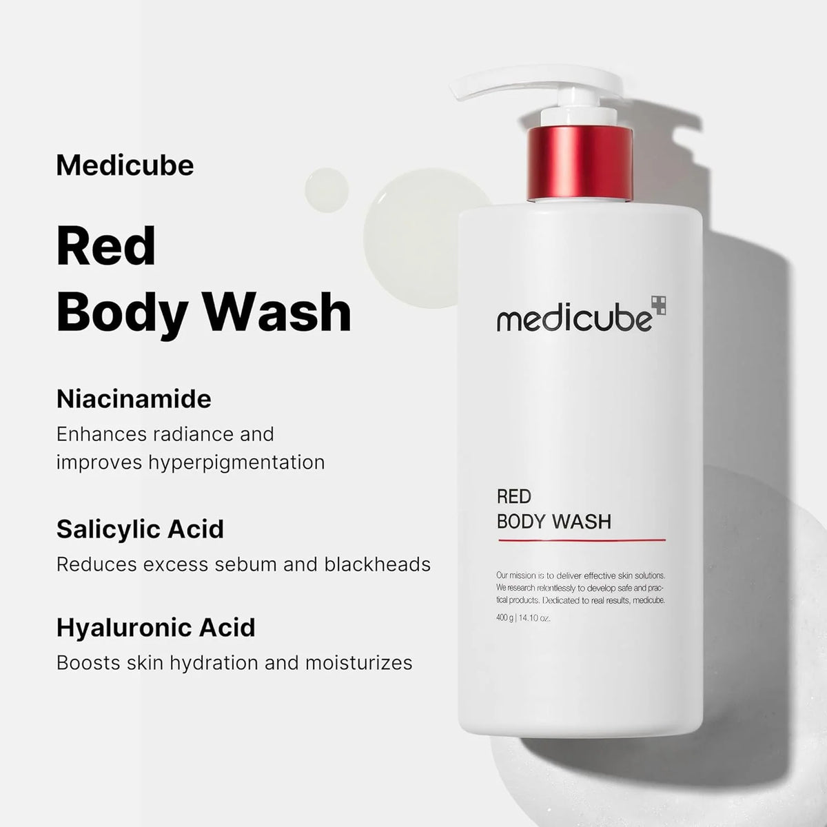 Medicube Red Acne Body Wash 400g