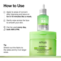 Anua Azelaic 10 Hyaluron Redness Soothing 90 Pads