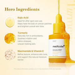 Medicube Kojic Acid Turmeric Brightening Bundle (7-Step Complete Glow Routine)