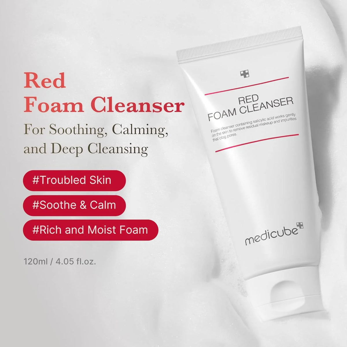 medicube Red Foam Cleanser 120mL