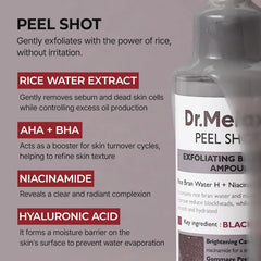 Dr. Melaxin Peel Shot PS Black Rice Ampoule 80mL