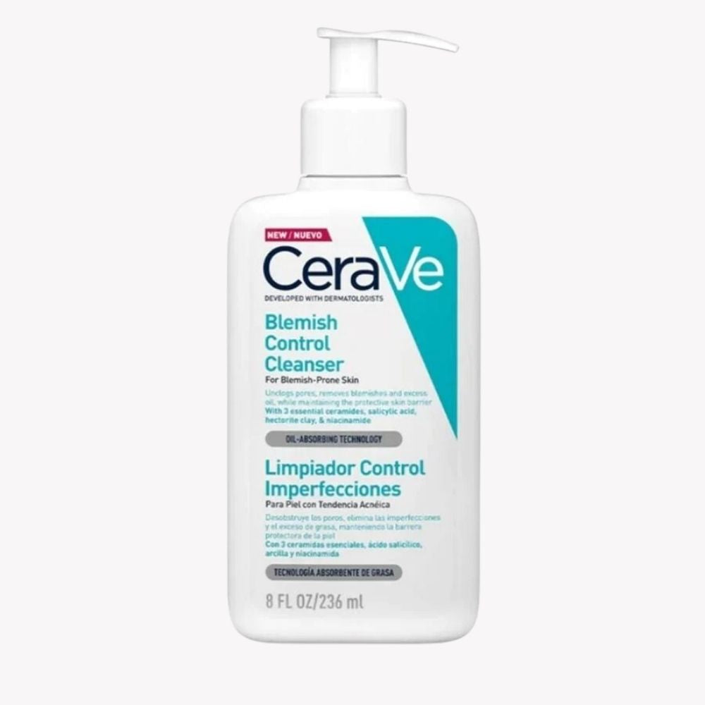 Cerave Blemish Control Face Cleanser With 2% Salicylic Acid & Niacinamide For Blemish-Prone Skin 236Ml - Beauty Elegant