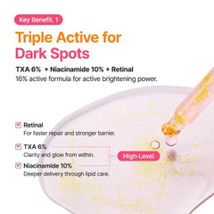 PURITO SEOUL TXA 6 Niacinamide 10 Retinal Serum 30mL