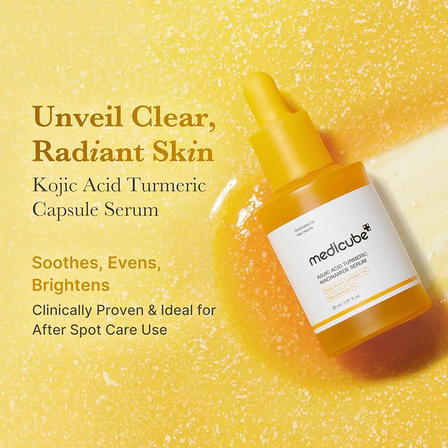 Medicube AGE-R Booster Pro Lemon Bear Edition + Kojic Acid Turmeric Brightening Complete Set