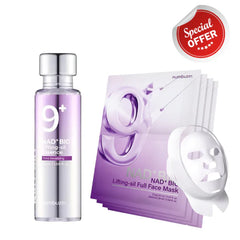 Numbuzin No.9 NAD Bio Lifting Duo (Essence + Set of 4 Masks)